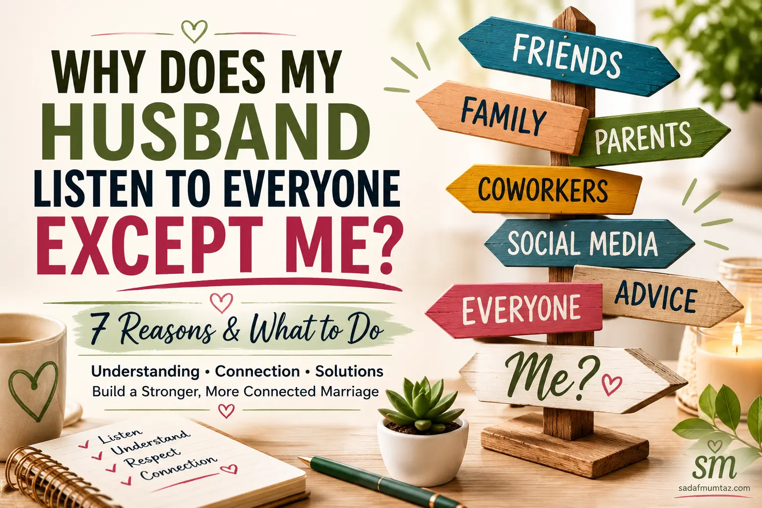 Why does my husband listen to everyone except me 7 reasons and what to do