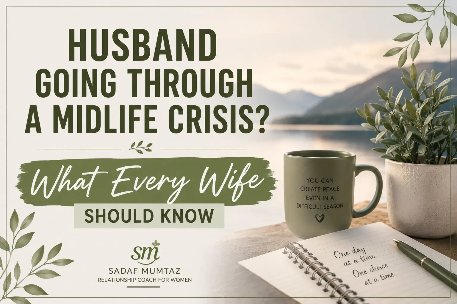 Husband going through Midlife Crisis what very wife should know