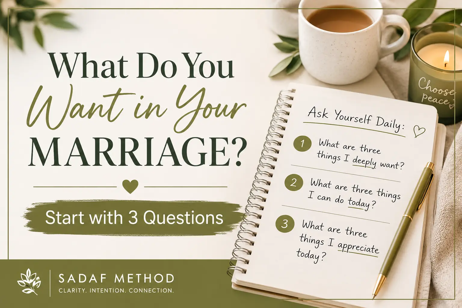 What do you want in your marriage