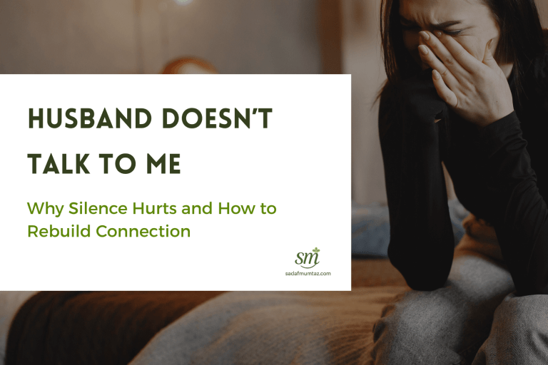 Husband Doesn’t Talk to Me: Why Silence Hurts and How to Rebuild Connection