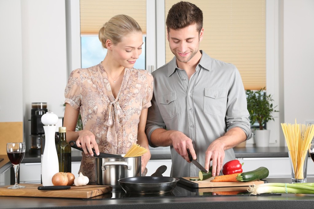 Relationship Goals cooking together